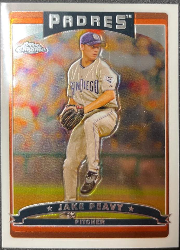 Jake Peavy #196 2006 Topps Chrome Baseball