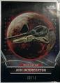 Jedi Interceptor [Black Hyperlanes Refractor] | Star Wars 2024 Topps Hyperspace