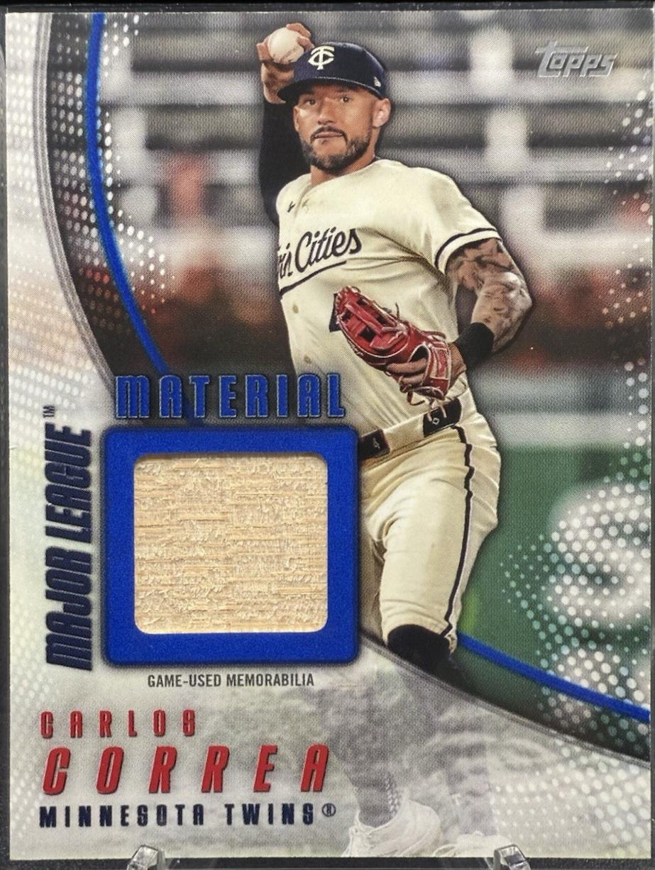 Carlos Correa #MLM2-CCO 2025 Topps Major League Material Baseball