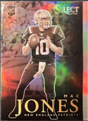 Mac Jones #AS-5 Football Cards 2021 Panini Select Artistic Selections