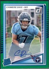 Chimere Dike [Green Autograph] #387 Prices | 2025 Panini Donruss