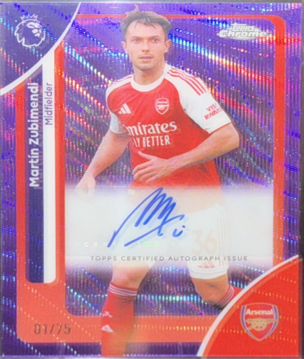 Martin Zubimendi [Purple Wave Refractor] #CA-MZ