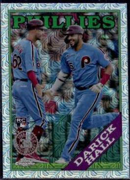 Darick Hall #T88C-99 Baseball Cards 2023 Topps Silver Pack 1988 Chrome