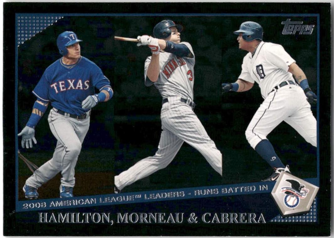 Josh Hamilton / Justin Morneau / Miguel Cabrera [Black] #176
