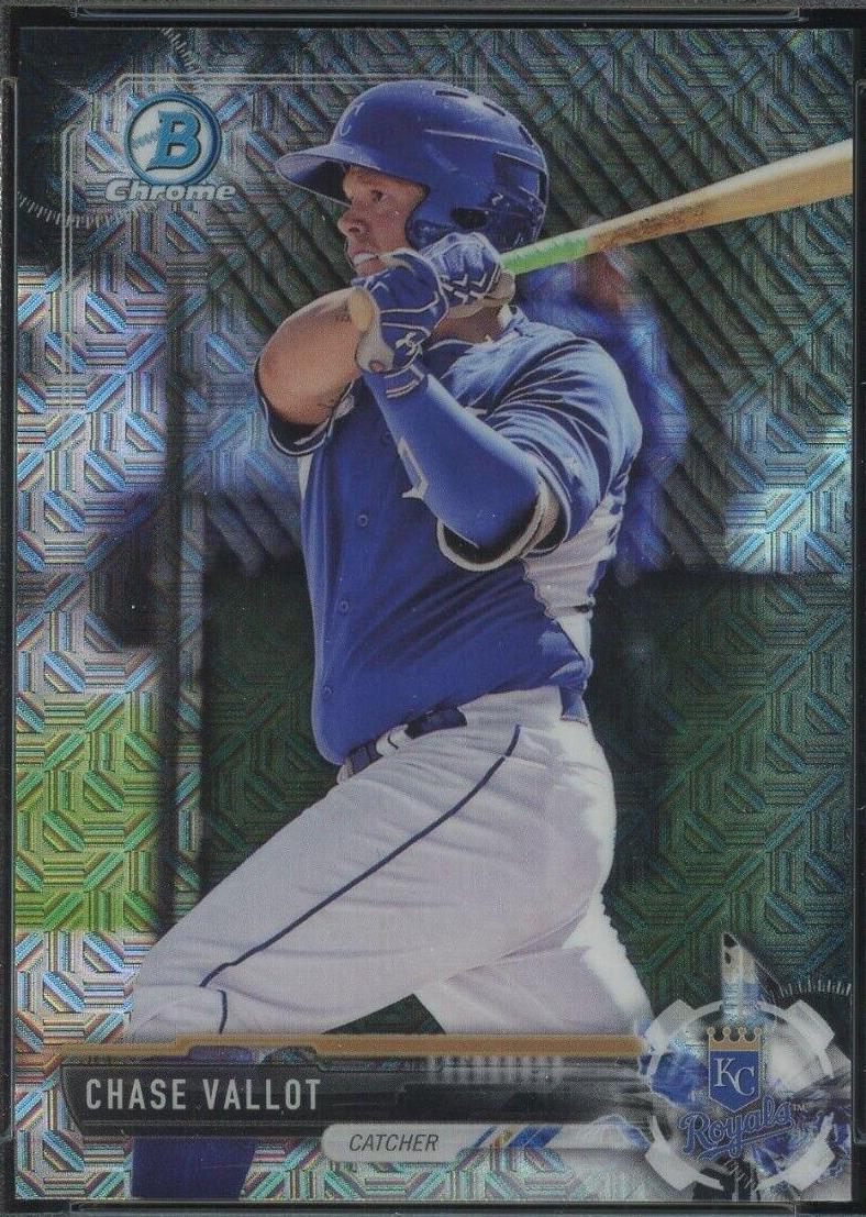 Chase Vallot #BCP10 Baseball Cards 2017 Bowman Mega Box Chrome Prospects