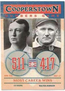 Walter Johnson, Cy Young