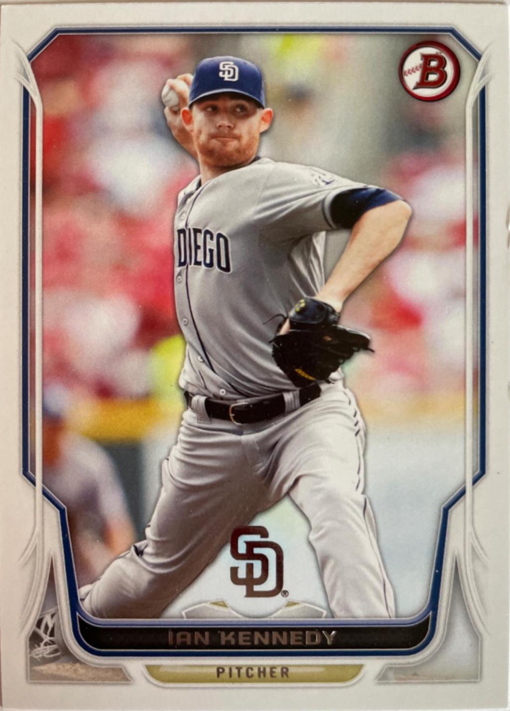 Ian Kennedy #7 Baseball Cards 2014 Bowman