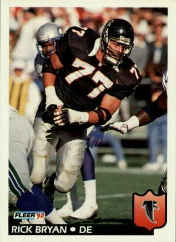 Rick Bryan #2 Football Cards 1992 Fleer