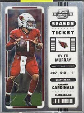 Kyler Murray #1 Football Cards 2022 Panini Contenders Optic