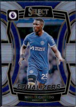 Moises Caicedo #7 Soccer Cards 2023 Panini Select Premier League Equalizers
