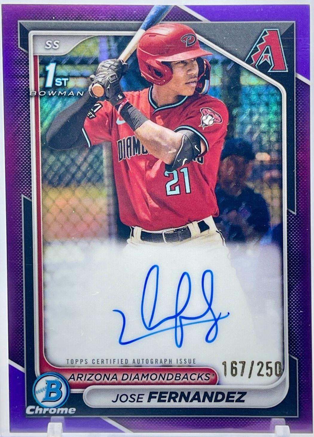Jose Fernandez [Purple Refractor] #CPA-JF
