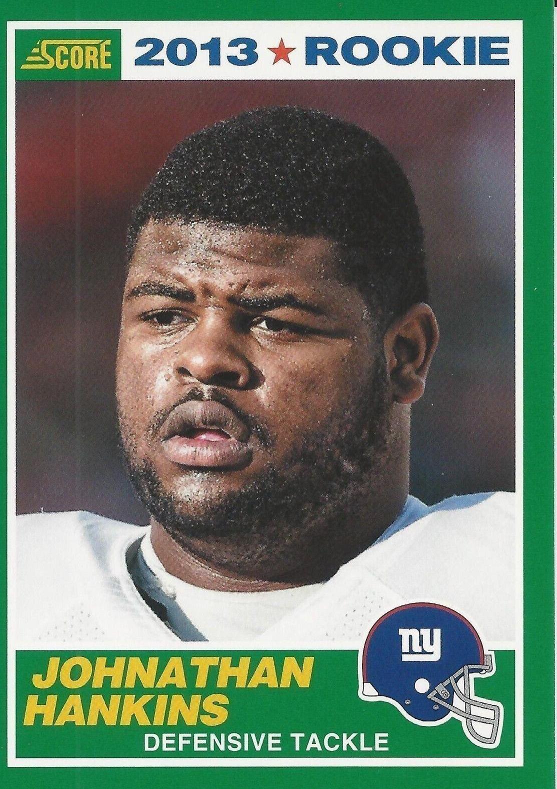 Johnathan Hankins #376 Football Cards 2013 Panini Score