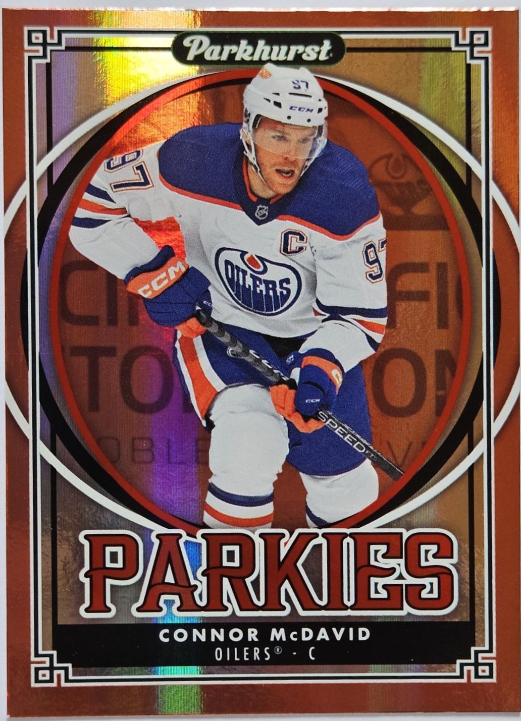 Connor McDavid #P-18 Hockey Cards 2023 Parkhurst Parkies