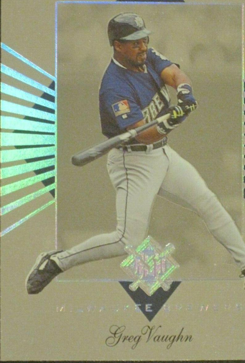 Greg Vaughn #47 Baseball Cards 1994 Leaf Limited