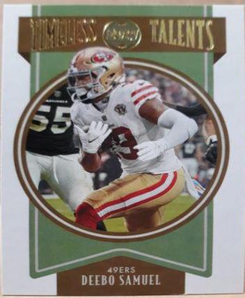Deebo Samuel #TT-6 Football Cards 2022 Panini Legacy Timeless Talents
