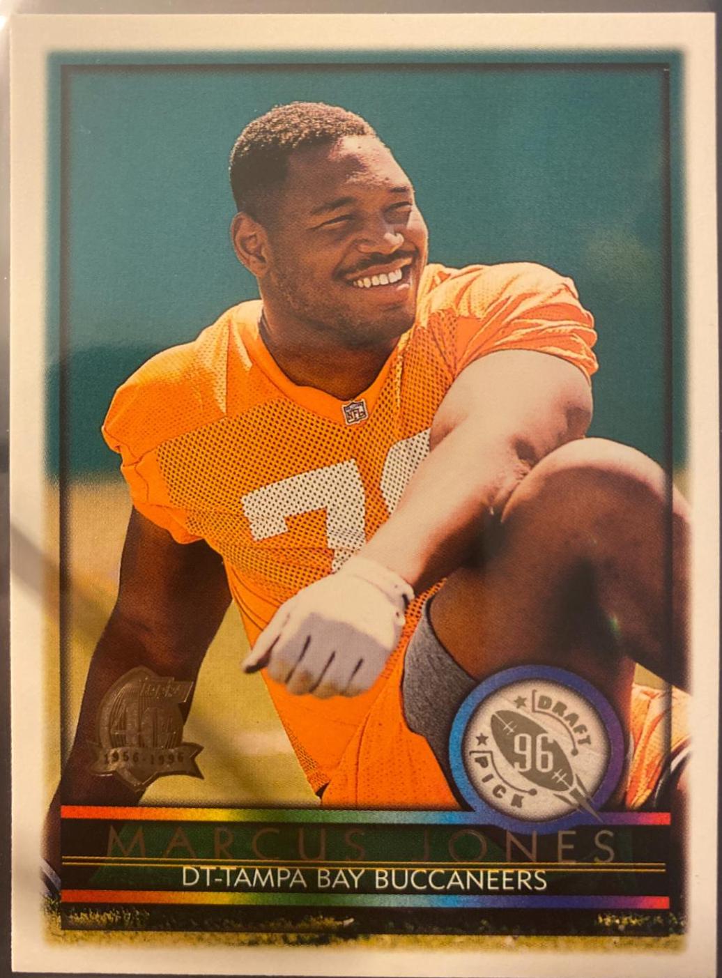 Marcus Jones #414 Football Cards 1996 Topps