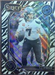 C.J. Stroud [Zebra Prizm] #233 Prices | 2024 Panini Select