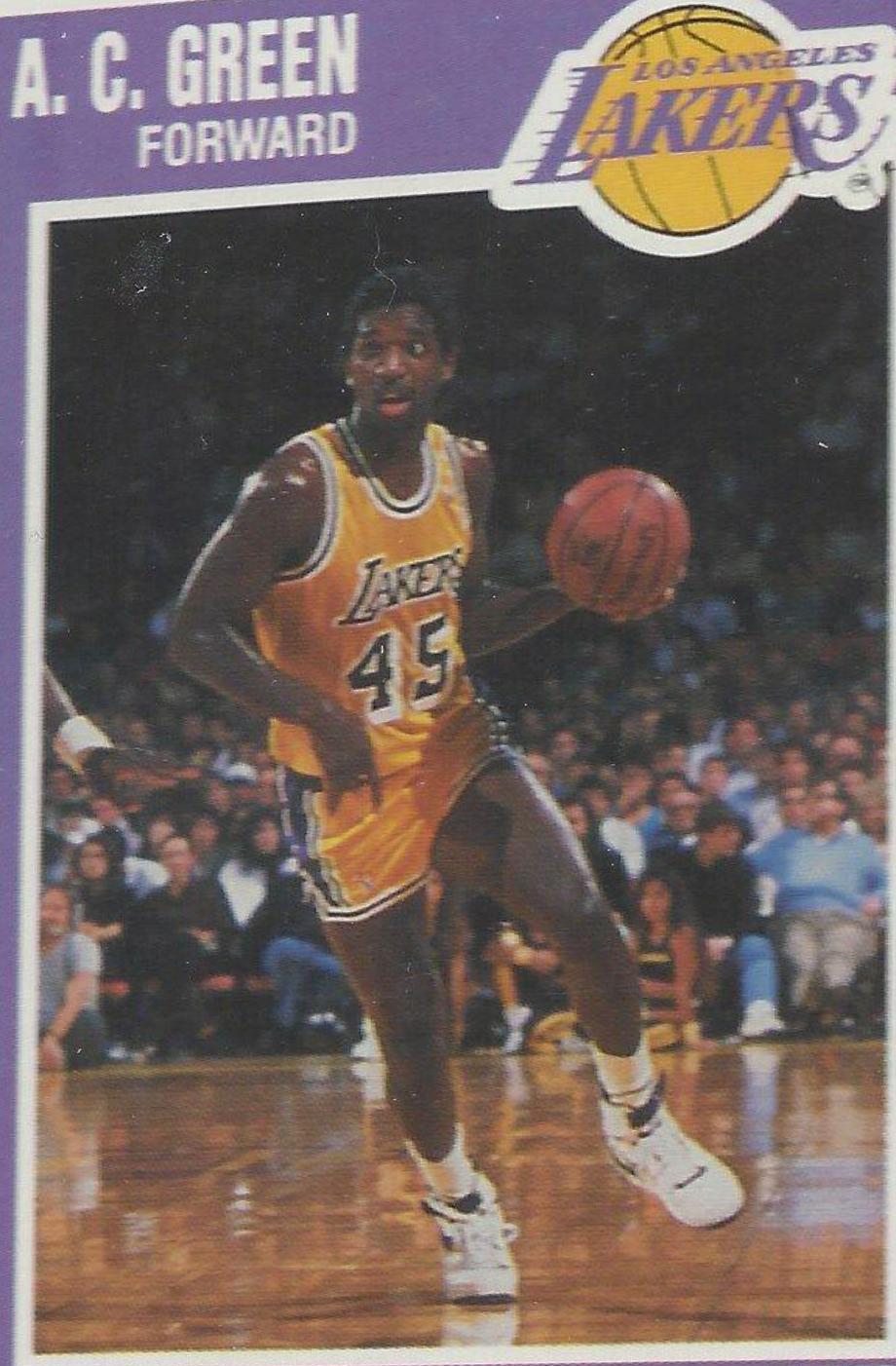 A.C. Green #76 Basketball Cards 1989 Fleer