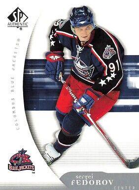 Sergei Fedorov #30 Hockey Cards 2005 SP Authentic