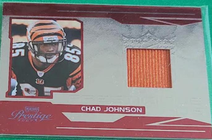 Chad Johnson #PP-37 Football Cards 2007 Playoff Prestige Prestigious Pros