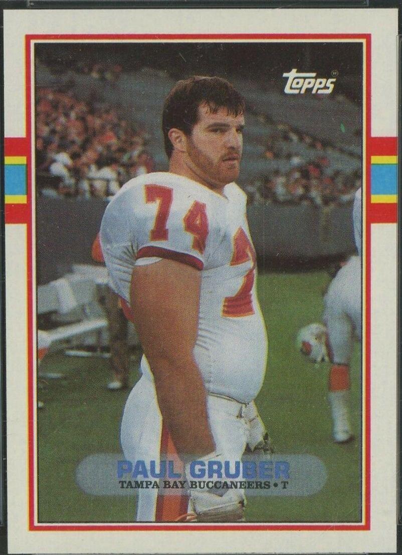 Paul Gruber #333 Football Cards 1989 Topps