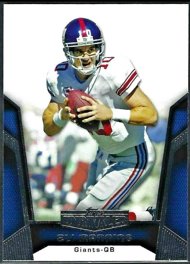 Eli Manning #21 Football Cards 2010 Topps Unrivaled