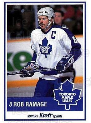 Rob Ramage #44 Hockey Cards 1990 Kraft