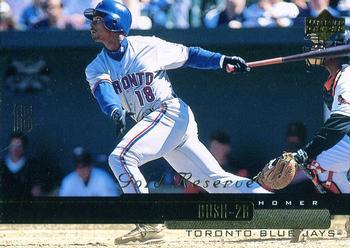 Homer Bush #19 Baseball Cards 2000 Upper Deck Gold Reserve