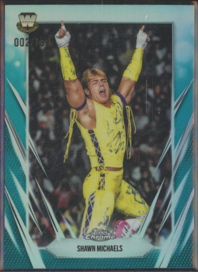 Shawn Michaels [Aqua Refractor] #59