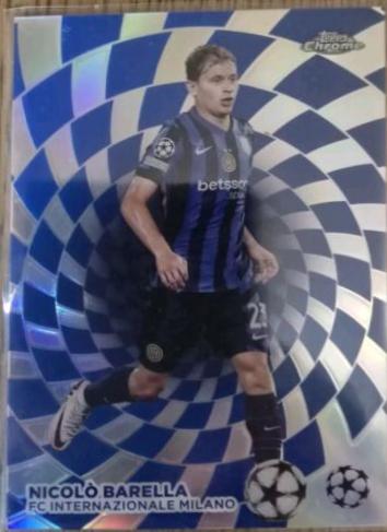 Nicolo Barella #MG-18 Soccer Cards 2024 Topps UEFA Mindgame