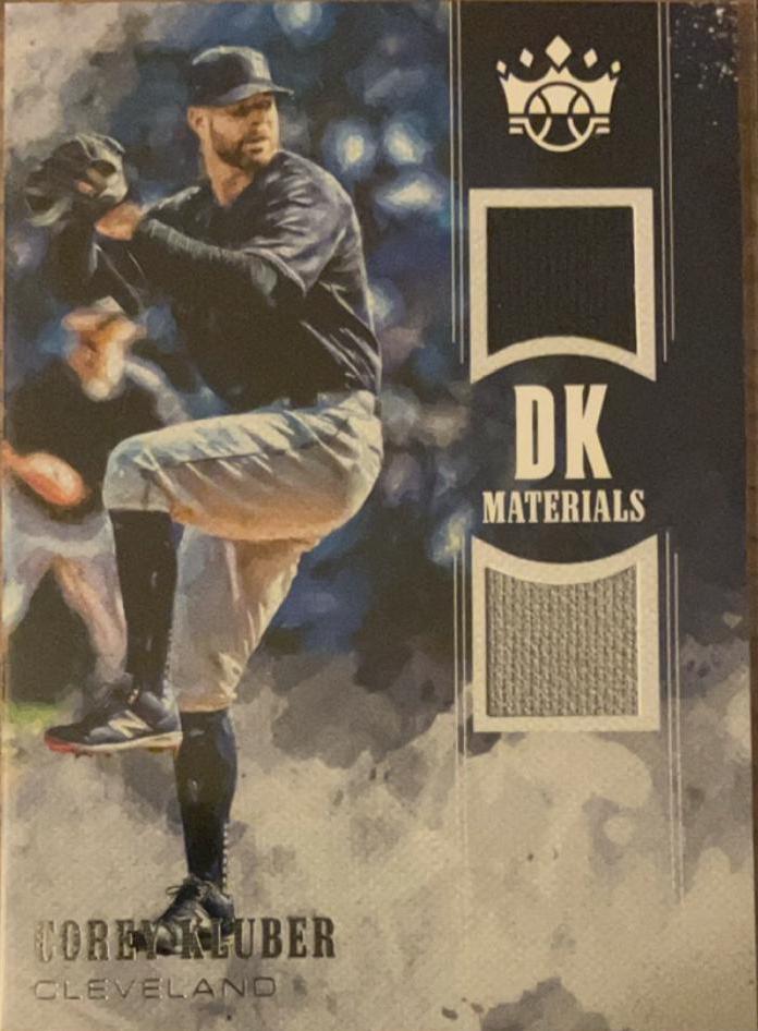 Corey Kluber #DKM-CK Baseball Cards 2018 Panini Diamond Kings DK Materials