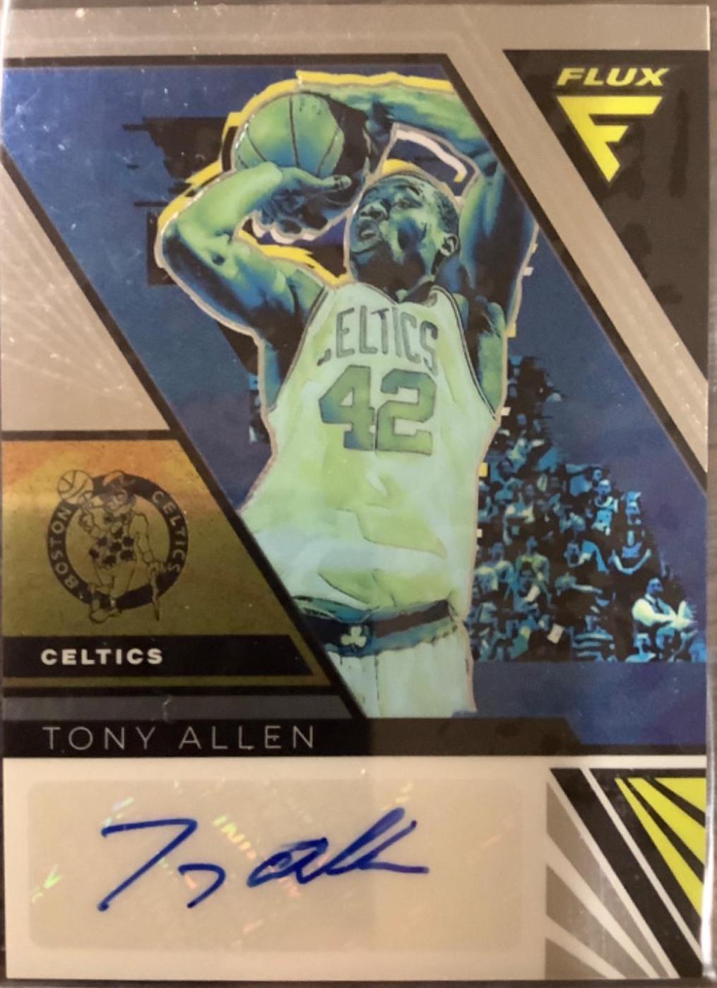 Tony Allen #FS-TYA Basketball Cards 2022 Panini Flux Signatures