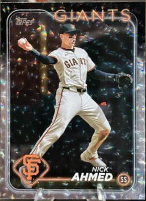 Nick Ahmed [Silver Crackle Foilboard] #US98