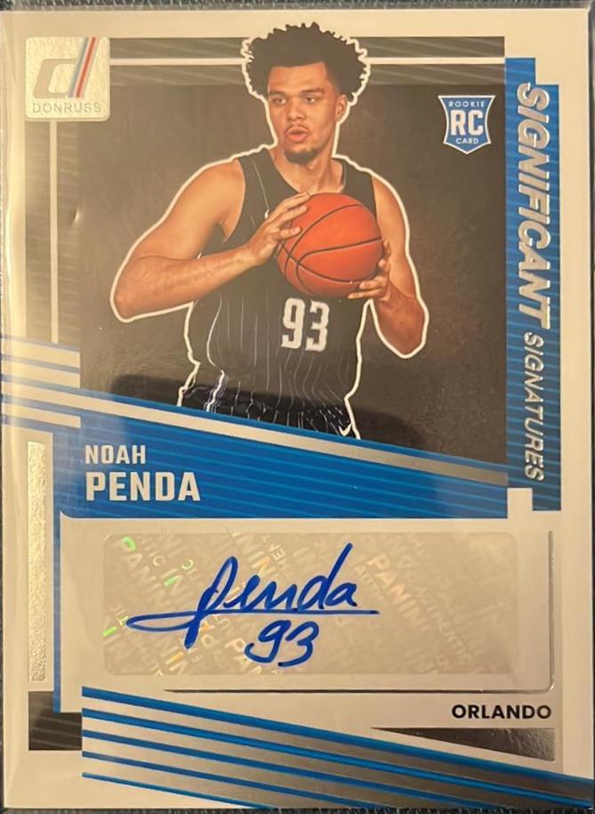 Noah Penda #24 2025 Panini Donruss Significant Signature Basketball