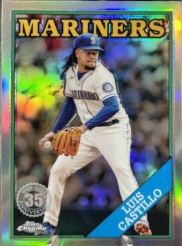 Luis Castillo #88BC-13 Baseball Cards 2023 Topps Chrome 1988