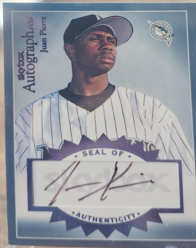 Juan Pierre #A-JP 2004 Skybox Autographics Autograph Baseball