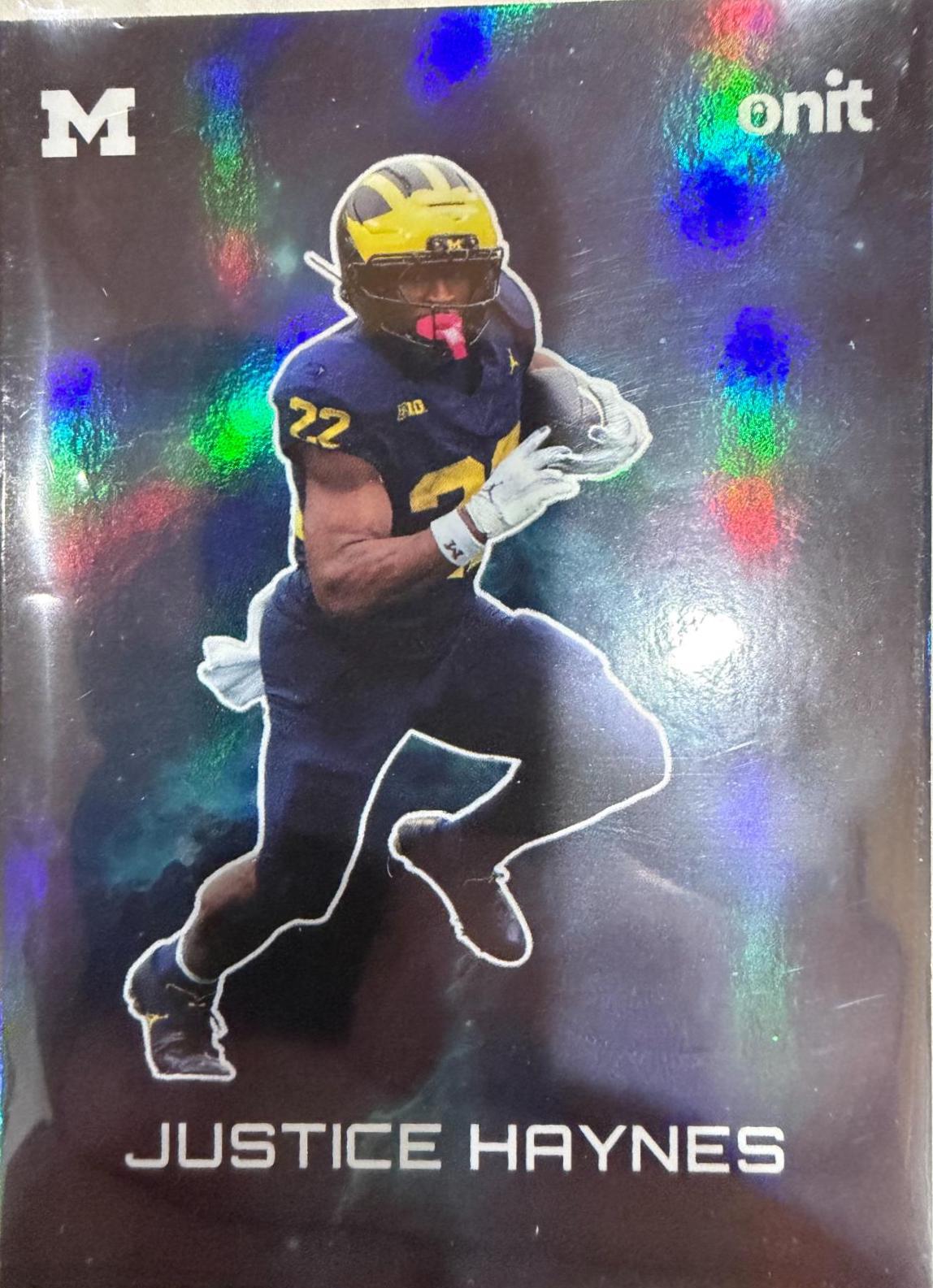 Justice Haynes #G-3 2025 Onit Michigan Gravity Football