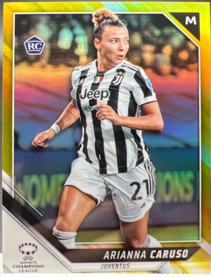 Arianna Caruso #59 Soccer Cards 2021 Topps Chrome UEFA Women’s Champions League