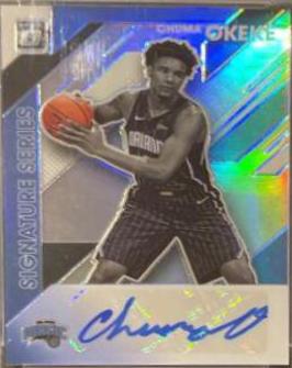 Chuma Okeke #CHO 2019 Panini Donruss Optic Signature Series Basketball