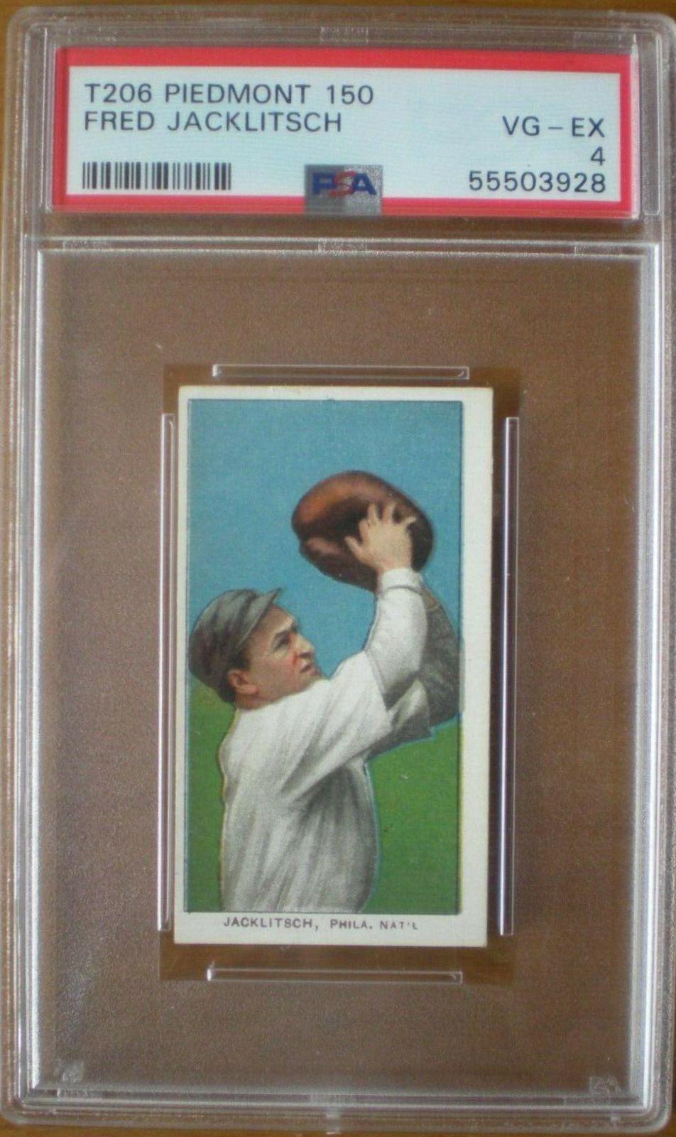Fred Jacklitsch #NNO Baseball Cards 1909 T206 Piedmont 150