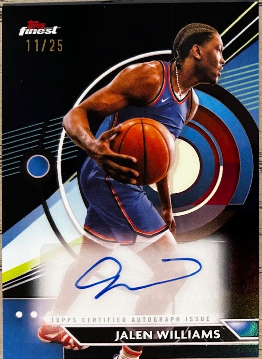 Jalen Williams [Black Refractor] #FA-JW