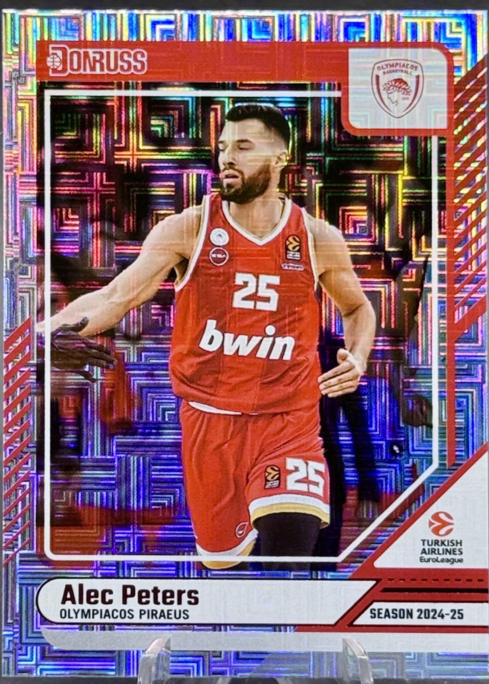 Alec Peters #132 2024 Panini Donruss Euroleague Basketball