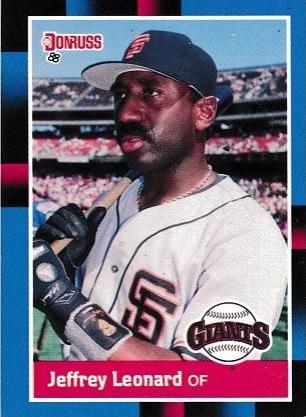 Jeffrey Leonard #327 Baseball Cards 1988 Donruss
