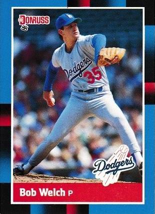 Bob Welch #253 Baseball Cards 1988 Donruss