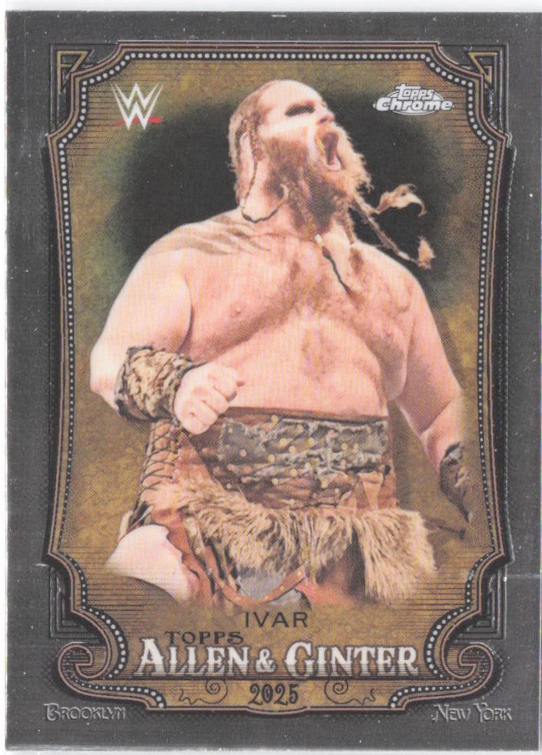 Ivar #AG-IVR Wrestling Cards 2025 Topps Chrome WWE Allen & Ginter