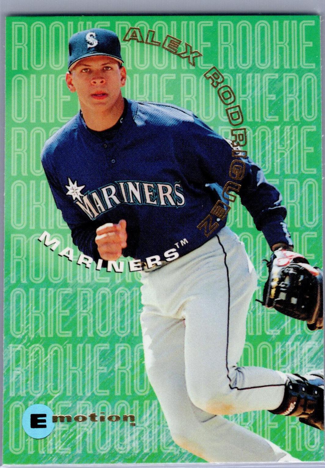 Alex Rodriguez #10 Baseball Cards 1995 Emotion Rookies