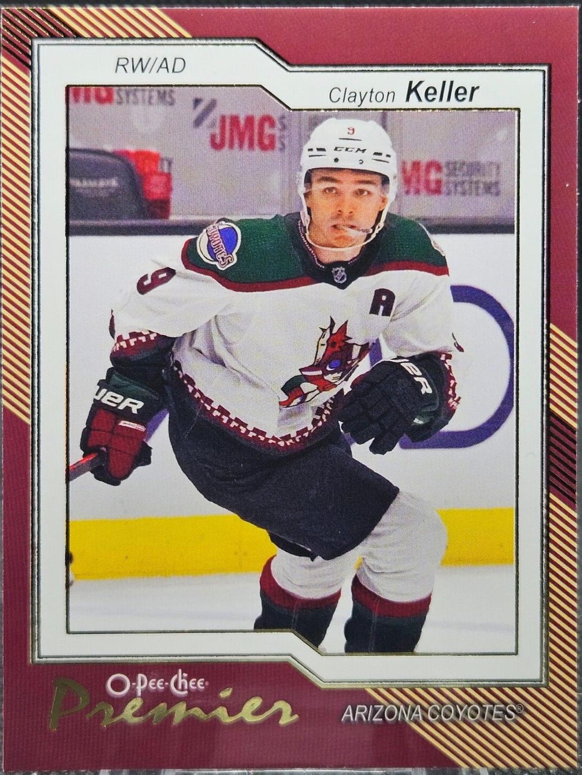 Clayton Keller #P-19 Hockey Cards 2023 O-Pee-Chee Premier