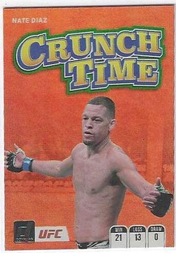 Nate Diaz #20 Ufc Cards 2022 Panini Donruss UFC Crunch Time
