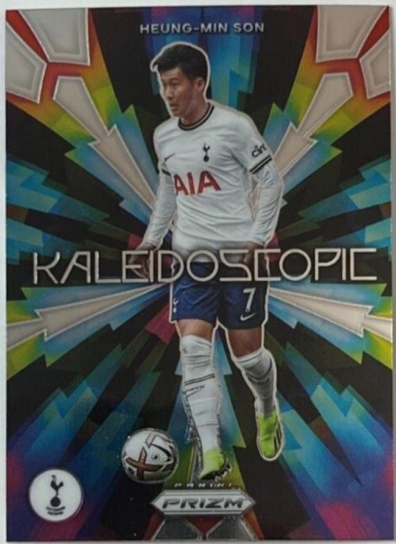 Heung Min Son #20 Soccer Cards 2022 Panini Prizm Premier League Kaleidoscopic