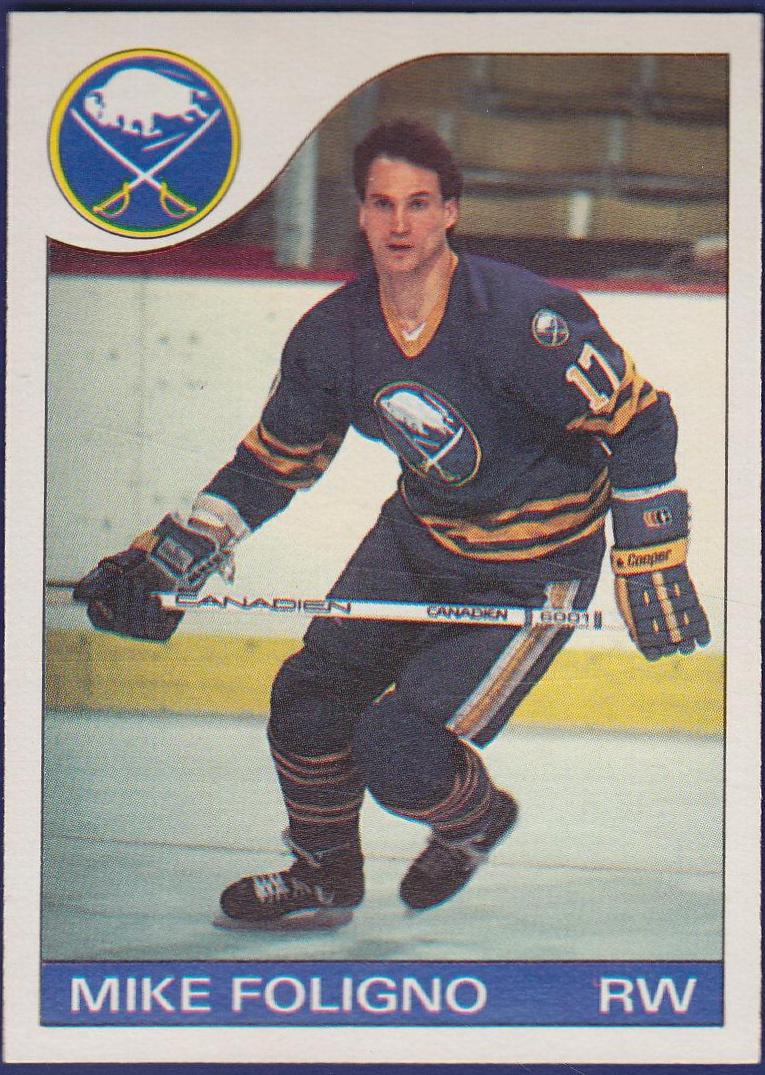 Mike Foligno #17 Hockey Cards 1985 O-Pee-Chee